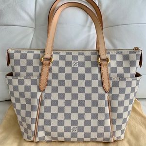 AUTHENTIC Louis Vuitton LV Totally PM Damier Azur